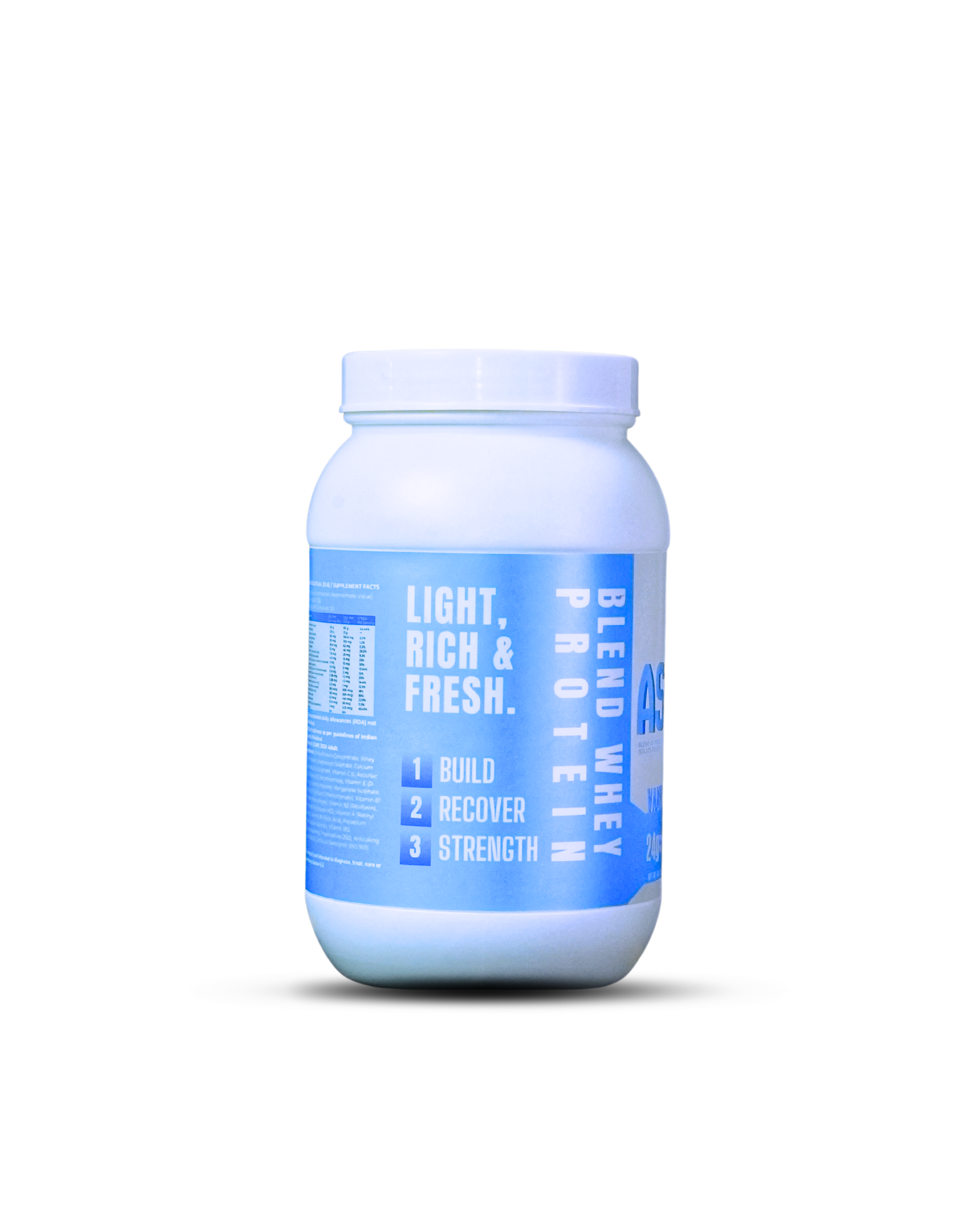 Astrayx Vanilla gelato Legacy supplement container 1 kg