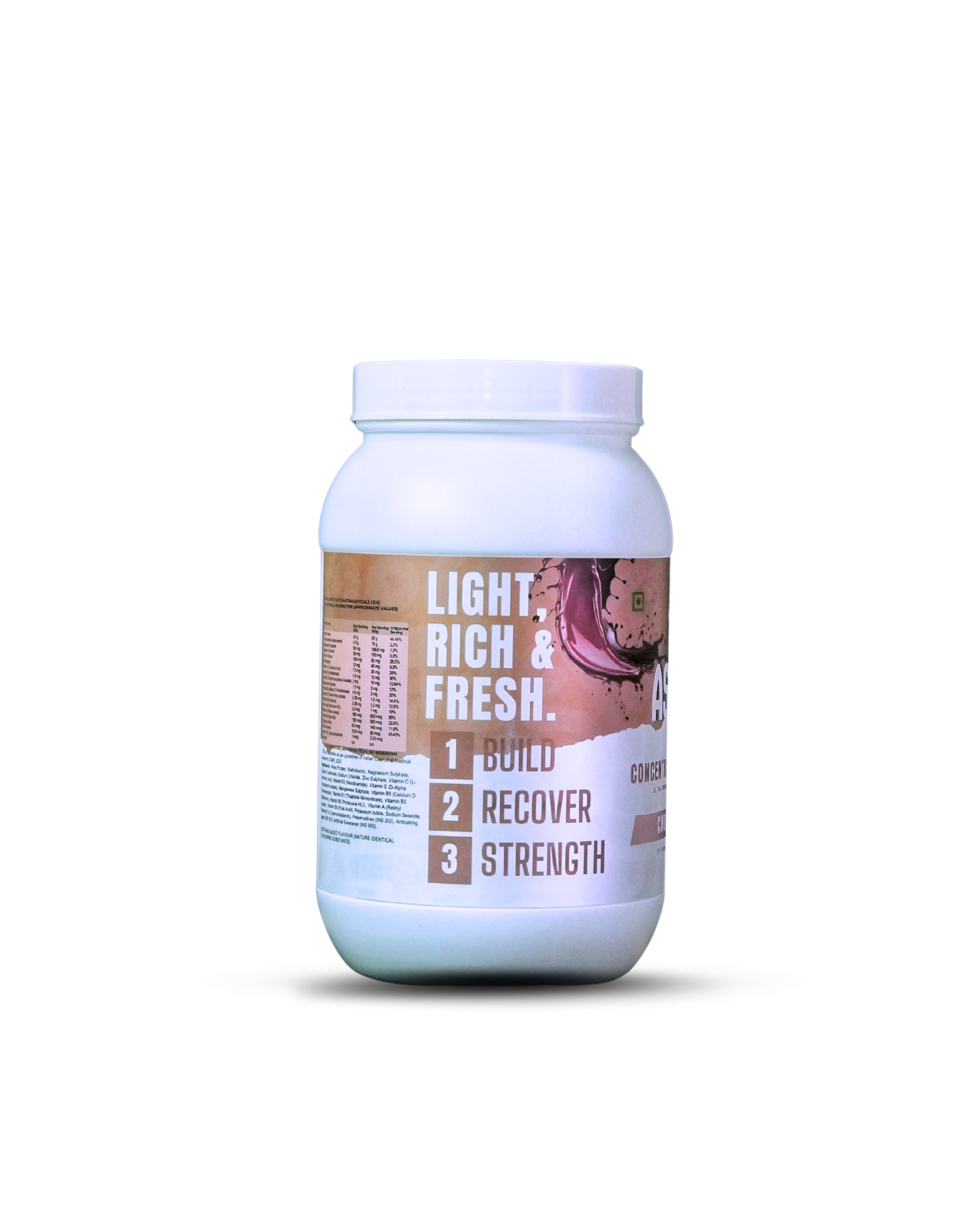 Astryx concentrate whey protein container choco imperial 1 kg