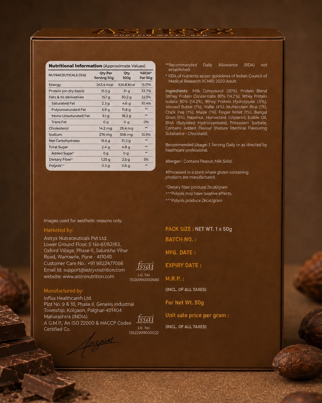 Protein Wafer Pack of 12